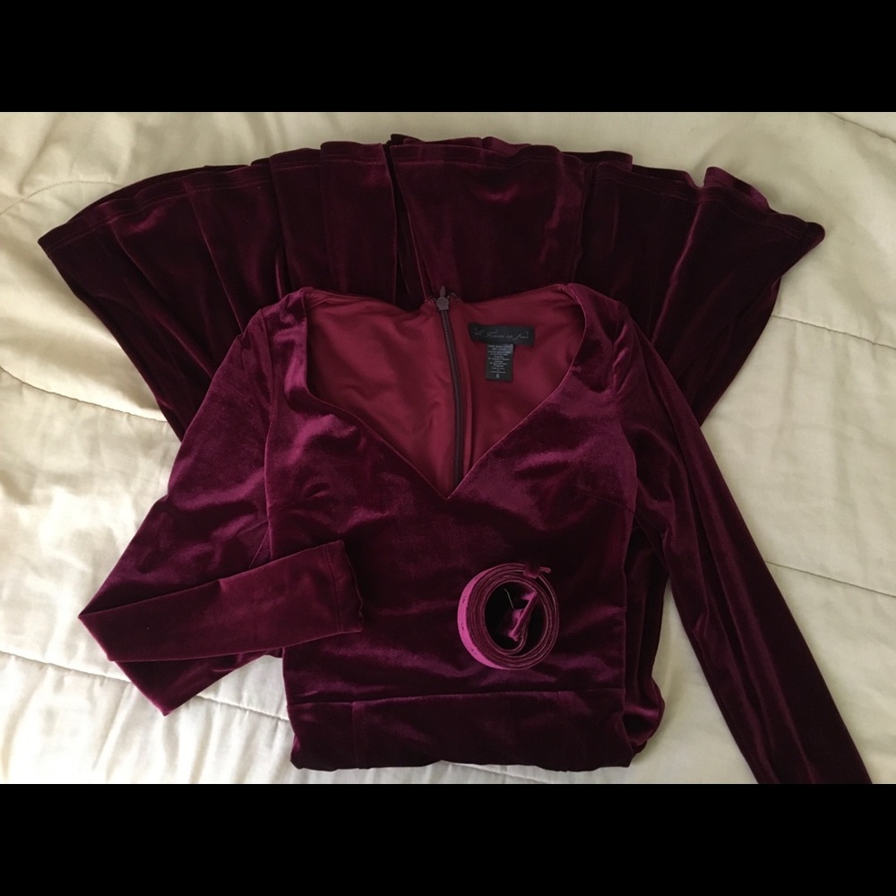 Selling one oxblood Marilyn Gown from La Femme En Noir by Micheline Pitt.